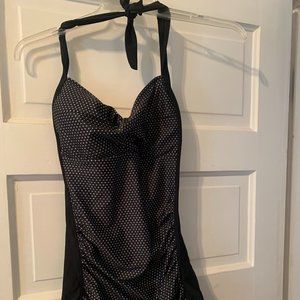 Retro Haltertop Swimsuit